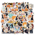 52Pcs Haikyuu Graffiti Stickers Volleyball Japanese Anime For Suitcase Laptop Luggage Motorcycle Phone Skateboard Car