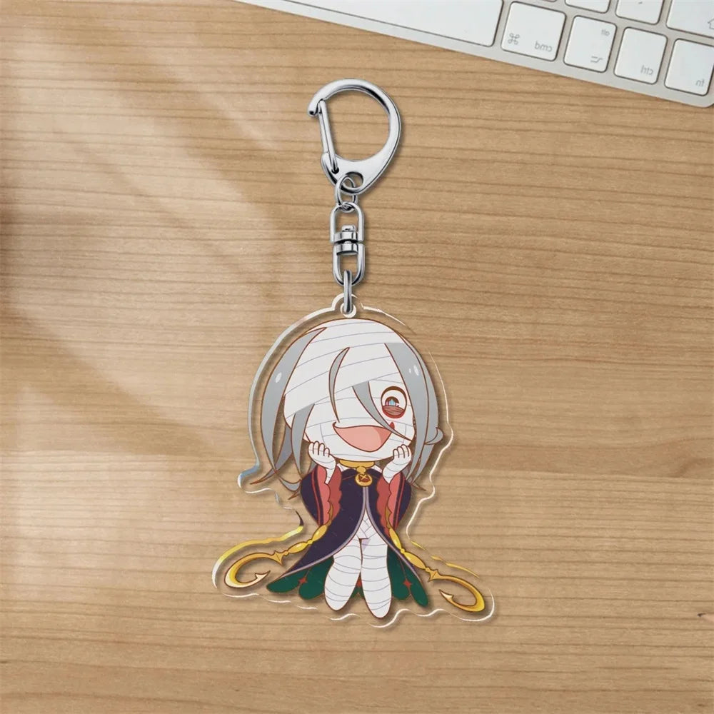 Charm Anime Re:ZERO -Starting Life in Another World Acrylic 6CM Keychain Model Cosplay Characters Ornament Accessories Good Gift