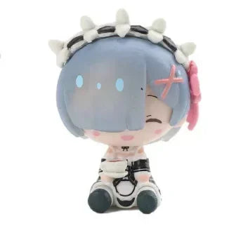 Anime Re Zero Rem Figure Cute Mini Statue Kawaii Beatrice Ram Figurine Table Decor House Decoration Ornament Desk Accessories