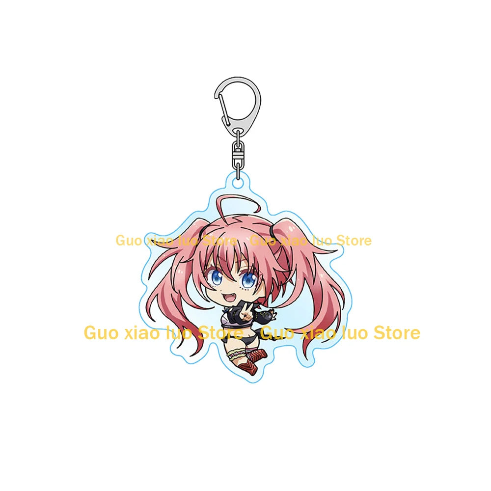 That Time I Got Reincarnated as a Slime Kawaii character Gobta Rimuru Tempest Benimaru Shuna Acrylic keychain Backpack charm Toy