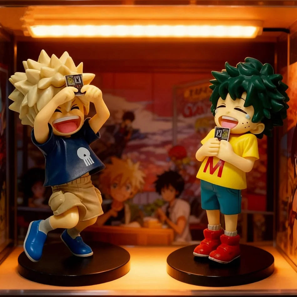 New My Hero Academia (MHA): Tomura Shigaraki / Izuku Midoriya / Katsuki Bakugo Cute Chibi PVC Figurine | Collectible Toy Model