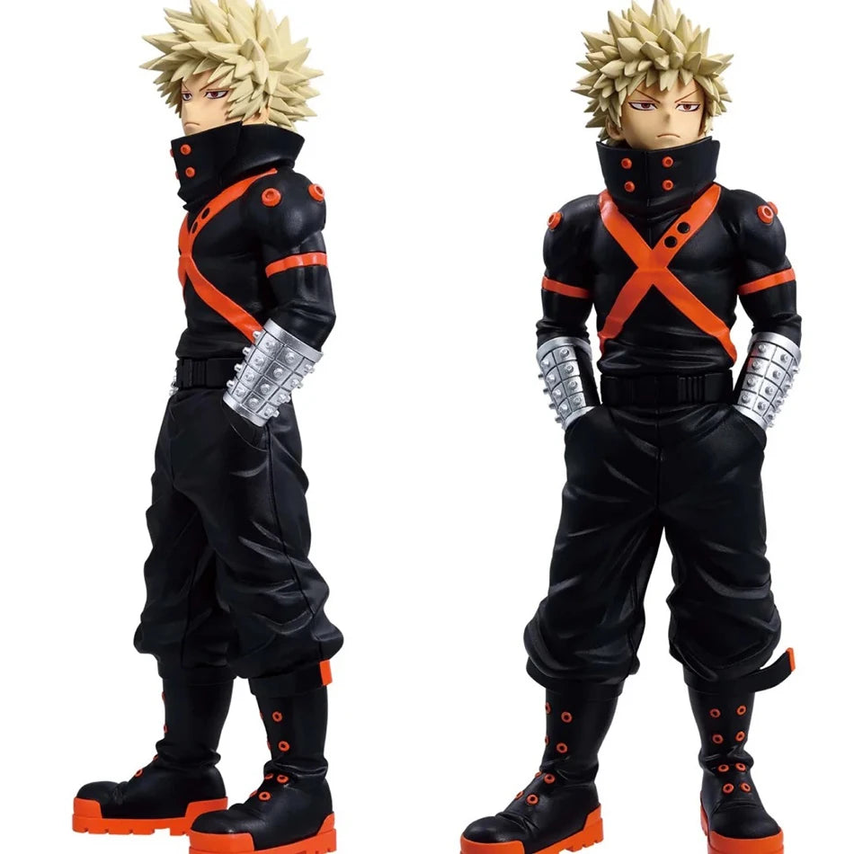 Hot My Hero Academia Bakugou Katsuki Midoriya Izuku Todoroki Shouto Toga Himiko Anime Figure PVC Collectible Model Toys Kid Gift