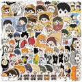 10/50PCS Volleyball Haikyuu! Graffiti Stickers Anime for Phone Bottle Scrapbook Travel Bag DIY Aesthetic Decals Creative Gifts