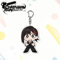 Anime Keychain Women Chainsaw Man Acrylic Key Chain Man Power Key Ring Pendant Ornament Accessories Friend Gift Reze
