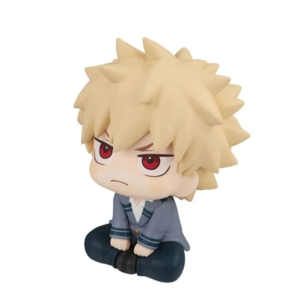 Q-version Anime Figure  Pvc Bakugou Katsuki Midoriya Izuku Todoroki Shoto Action Figures Anime Gift Collection Series Model Toy