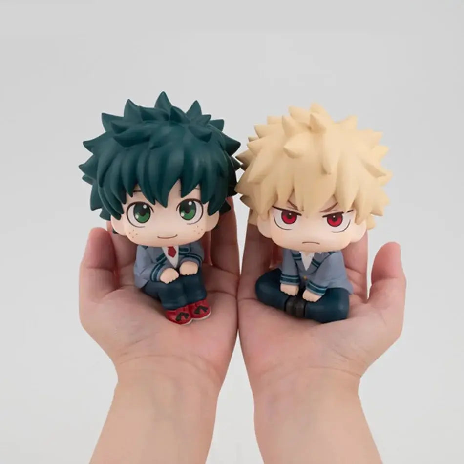 Hot My Hero Academia Bakugou Katsuki Midoriya Izuku Todoroki Shouto Toga Himiko Anime Figure PVC Collectible Model Toys Kid Gift