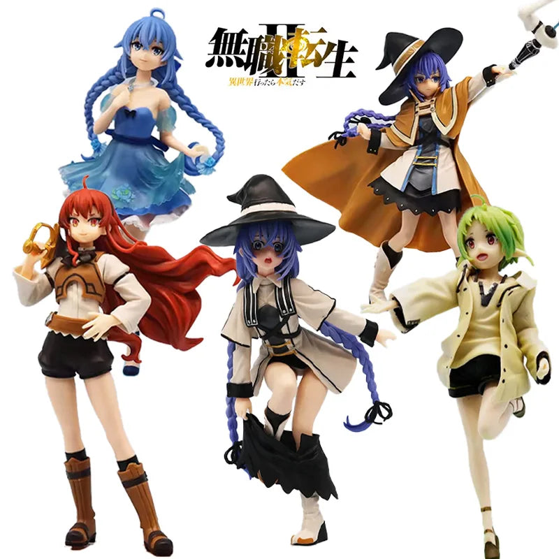New Magician Roxy Migurdia Action Figure Mushoku Tensei：Jobless Reincarnation Anime Figure PVC Adult Collection Model Doll Toys