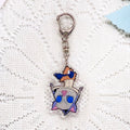 1/15PCS Anime Characters Demon Slayer Acrylic Car Keychain Accessories Cute Keyrings Friends Gifts Bag Charms Backpack Pendant