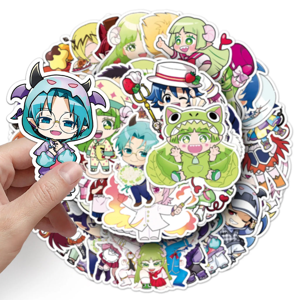 50PCS Welcome to Demon School! Iruma-kun Stickers Japanese Cartoon Comics Graffiti Decoration Notebook Phone Suitcase Guitar Toy