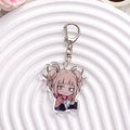 1/8PCS Anime My Hero Academia Acrylic Car Keychain Cartoon Bag Charms Accessories Funny Backpack Pendant Key Holder Friend Gifts