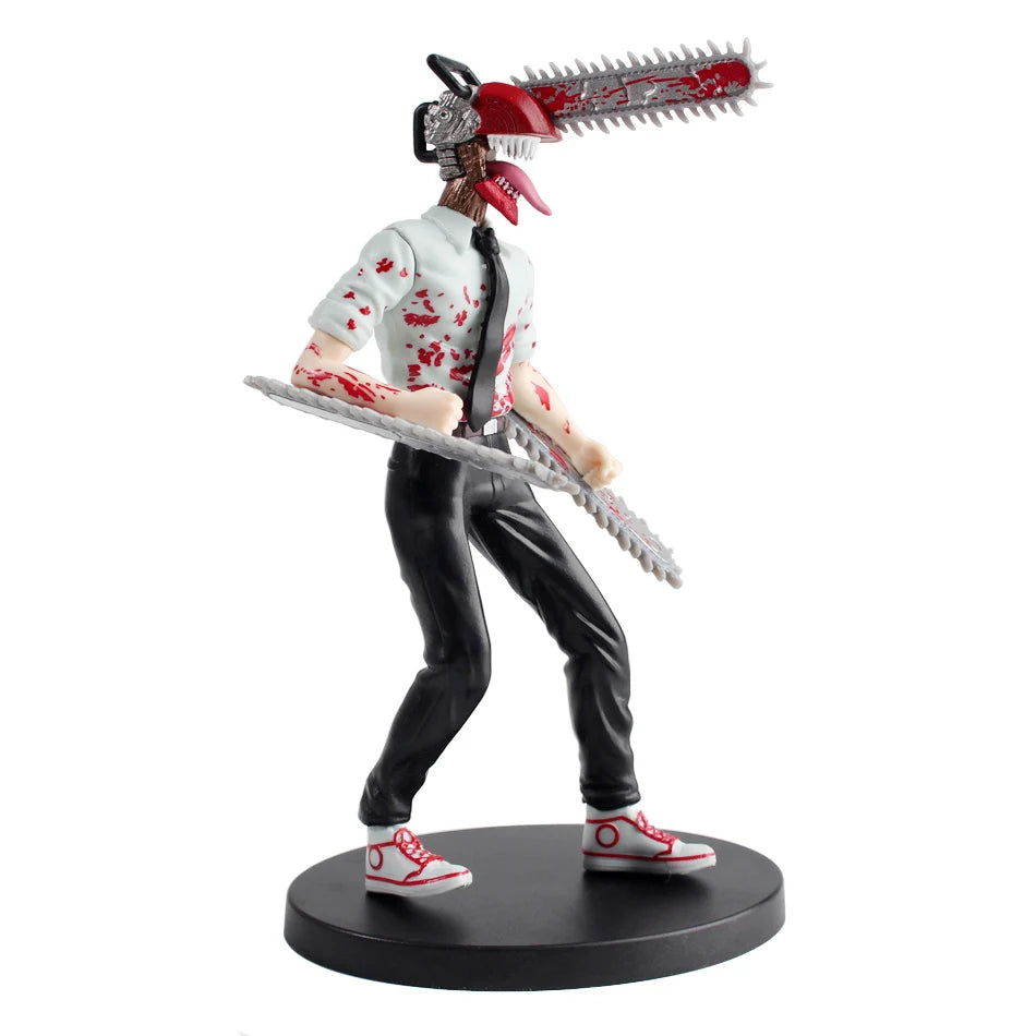 18cm Chainsaw Man Anime Figure Power Denji Action Figure PVC Chainsaw Man Power Figurine PVC Adult Collection Model Doll Toys