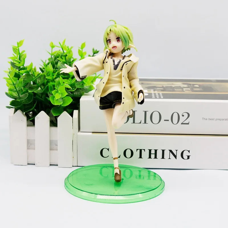 Mushoku Tensei Sylphiette Elf Figure Casual Outfit PVC Statue Desktop Ornament Gift for Mushoku Tensei Lovers